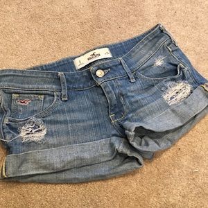 Denim Hollister shorts